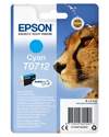 Original Epson C13T07124012 / T0712 Tinte cyan