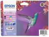 Original Epson C13T08074011 / T0807 Tinte schwarz, cyan, cyan hell, magenta hell, magenta, gelb