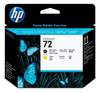 Original HP C9384A / 72 Druckkopf schwarz, gelb