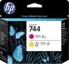 Original HP F9J87A / 744 Druckkopf magenta, gelb