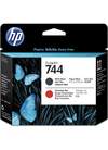 Original HP F9J88A / 744 Druckkopf chromatisch rot, mattschwarz
