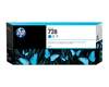 Original HP F9K17A / 728 Tinte cyan