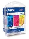 Original Brother LC-1100HYRBWBP Tinte cyan, magenta, gelb