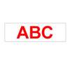 Brother Labelling Tape - 12mm, Red/White, Blister