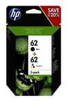 Original HP N9J71AE / 62 Tinte schwarz, color