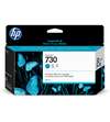 Original HP P2V62A / 730 Tinte cyan