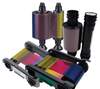 Original Evolis R5F208E100 Farbband schwarz, cyan, grau, magenta, gelb
