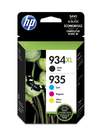 Original HP X4E14AE / 934XL/935XL Tinte schwarz, cyan, magenta, gelb - 4 Stück