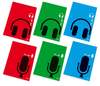 Notizblock PLAY, A4 50 Blatt unliniert,  60 g