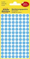 Haftetiketten D8mm blau AVERY ZWECKFORM 3011 f.Handb
