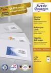 Universaletiketten 52,5x29,7 w AVERY ZWECKFORM 3651