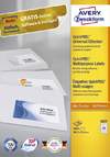 Universaletiketten 48,5x25,4 AVERY ZWECKFORM 3657 QuickPeel