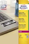 Folienetiketten 45,7x21,2 silber AVERY ZWECKFORM L6009-20 wetterfest