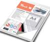 PEACH Einbanddeckel ledergenarbt, 230 g/m2,  A4, weiss, 100 Blatt